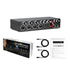 4-way Professional Computer Recording Sound Card Small External Driver-free Live Mixing Tuning Equipment MD44